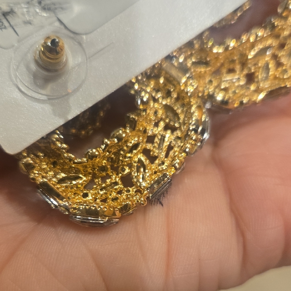 New Sugarfix by BaubleBar Gold Statement Earrings - Picture 7 of 8